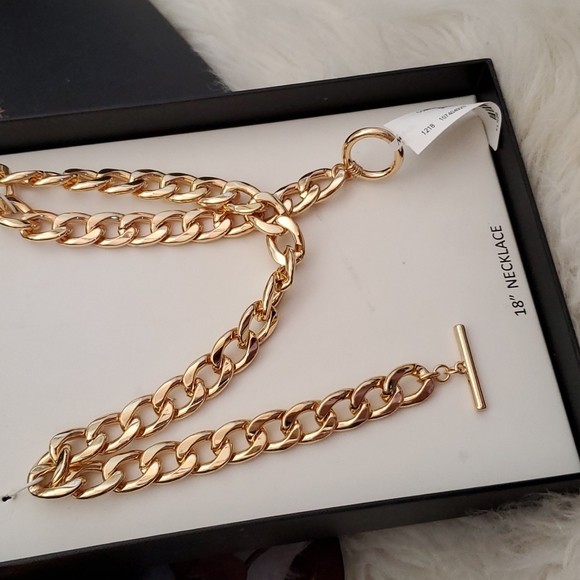 NWT House of Harlow 1960 Thick chain necklace - Picture 2 of 6